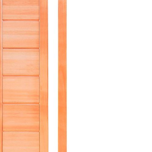 Porta de Eucalipto Reck Vidro 90x210