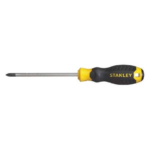Chave de Fenda Cruzada Stanley 1/4x6" PH2 Cabo Emborrachado