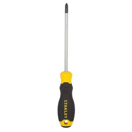 Chave de Fenda Cruzada Stanley 1/4x5" PH2 Cabo Emborrachado