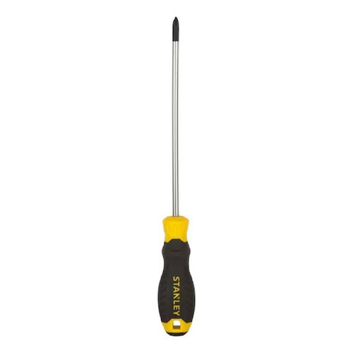 Chave de Fenda Cruzada Stanley 3/16x6" PH1 Cabo Emborrachado