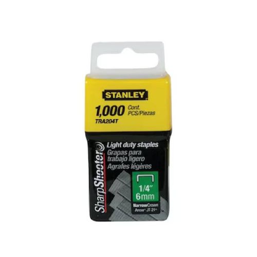 Grampo Stanley 1/4" 1.000 Peças