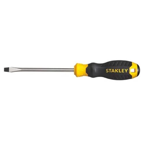 Chave de Fenda Plana Stanley 1/4x6" Cabo Emborrachado