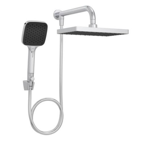 Chuveiro Parede Retangular com Desviador Flex Max Cromado 2086.C.DES Deca