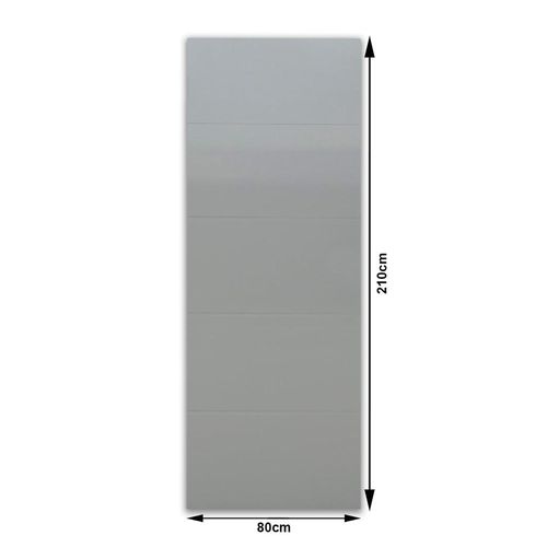 Porta Decorada Alamo Branca Semi Laka 80x210
