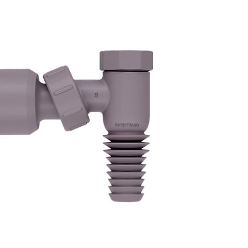 Adaptador Articulado 45° de Saída para Máquina de Lavar Roupa e Louça Blukit