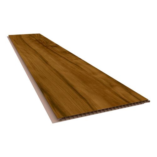 Revestimento Revid Plasbil Perfil Madeira Arezzo Fawn 2 Fosco 6 Metros 10x250mm