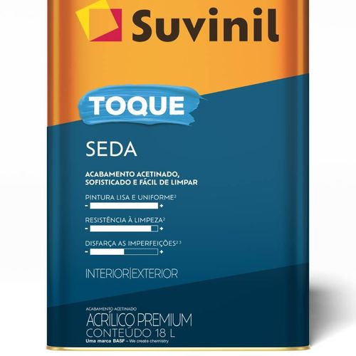 Tinta Acrílica 18L Toque Seda Branco Neve 50839871 Suvinil