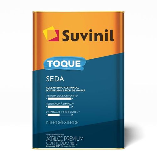 Tinta Acrílica 18L Toque Seda Branco Neve 50839871 Suvinil