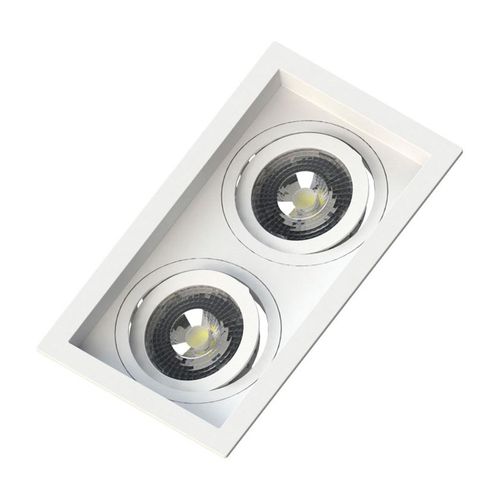 Spot de Embutir Duplo Par20 Recuado Branco SE-330.2902 Save Energy