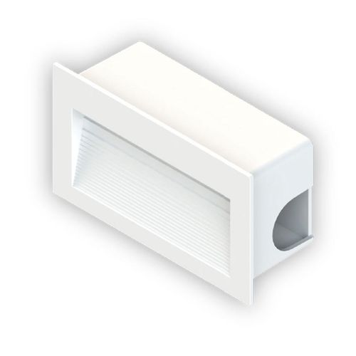 Balizador de Embutir Save Energy 3W Luz Amarela 160lm Branco SE-355.1448