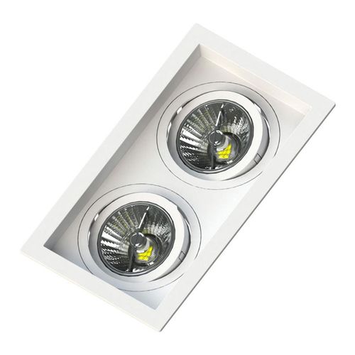 Spot de Embutir Duplo Ar70 Recuado Branco SE-330.2911 Save Energy