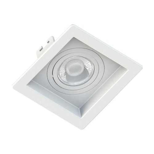 Spot de Embutir Dicroica Quadrado Recuado Branco SE-330.1032 Save Energy