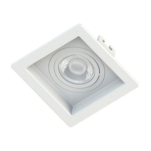 Spot de Embutir Dicroica Quadrado Recuado Branco SE-330.1032 Save Energy