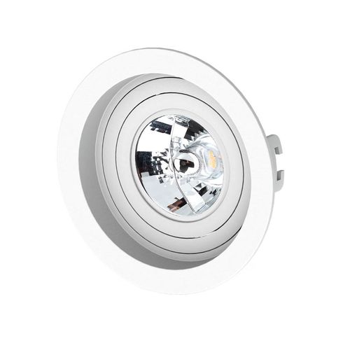 Spot de Embutir Ar70 Redondo Recuado Branco SE-330.1050 Save Energy