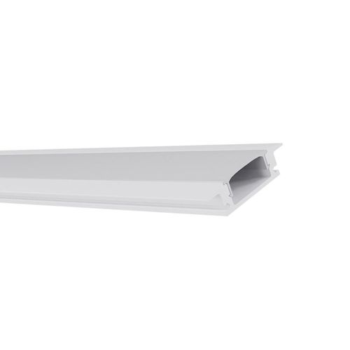 Perfil de Embutir Luminatti para Fita Led 1M Largura 1,2cm Light Nano Branco Lm2805