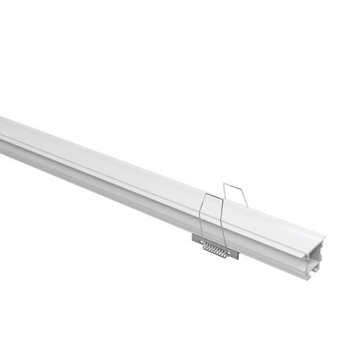 Perfil de Embutir Luminatti para Fita Led 2M Largura 1,2cm Light Branco