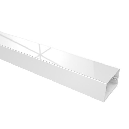 Perfil de Sobrepor Luminatti para Fita Led 1M Largura 3cm Light Branco