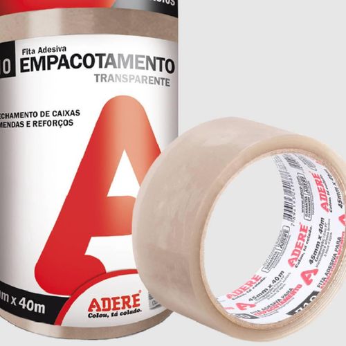 Fita Empacotamento Adere Transparente 45mmx40m