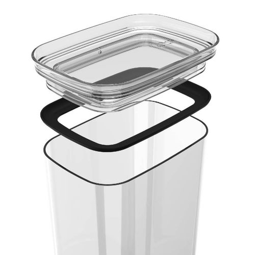 Organizador Hermético 2,3L Retangular Block Natural OB700NT Ou