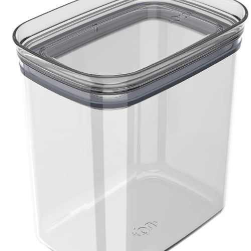 Organizador Hermético 1,5L Retangular Block Natural OB600NT Ou