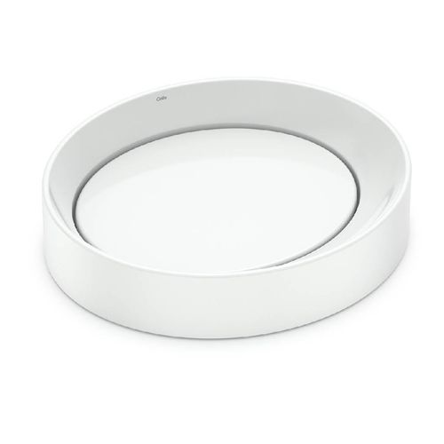 Cuba de Apoio Celite Design Oval sem Mesa D5 Branco 45x40cm