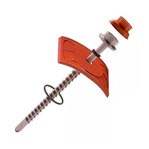 Kit Fixação para Telha Pvc Colonial Terracota Fibrarte com 10 unidades