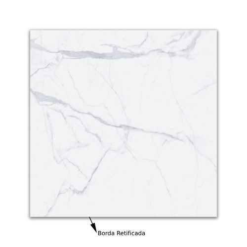 Porcelanato Polido Carrara Gioia Retificado "A" 71x71cm