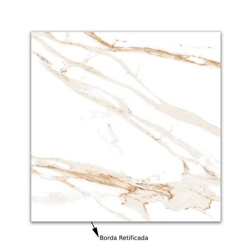 Porcelanato Acetinado Oro Retificado "A" 71x71cm