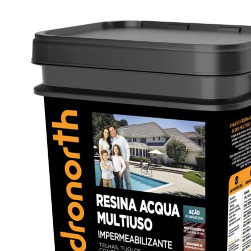 Resina Fosca Multiuso Hydronorth Acqua Incolor 18L