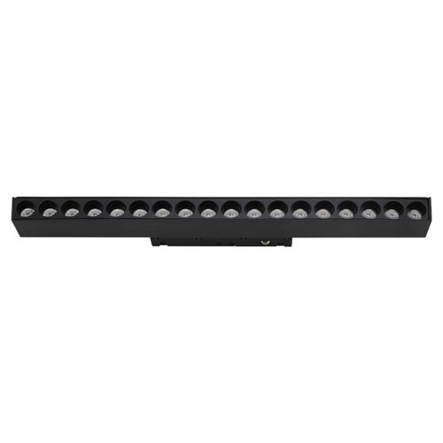 Módulo Concentrado Led 18w para Trilho Magnetico Luz Amarela Magneto22 Preto Luminatti