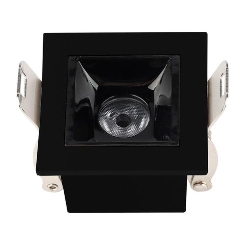 Embutido Led 2w 1 Spot Luz Neutra Preto Dot Light Concentrado LM2595 Luminatti
