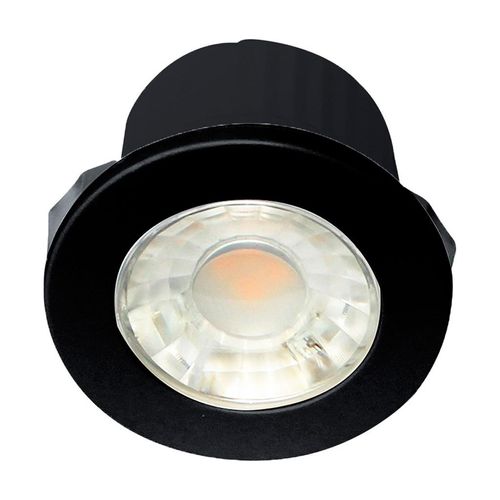 Spot de Embutir 3w Mini Redondo Preto Luz Branca 127/220V LM1458 Luminatti