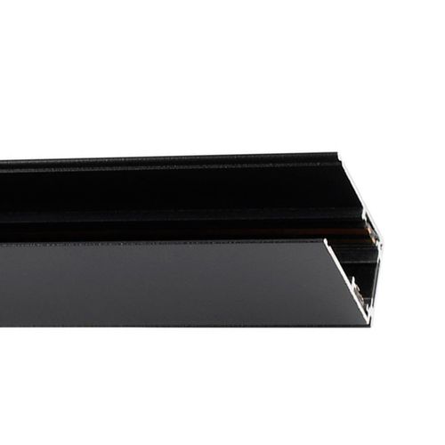 Trilho de Sobrepor 2m Magnetico Magneto22 Preto LM2332 Luminatti