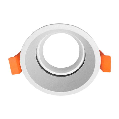 Spot de Embutir Ar70 Redondo Recuado Hub Micro Borda Branco LM2639 Luminatti