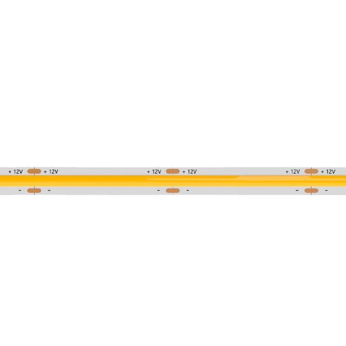 Fita de Led Luminatti Cob Luz Amarela 3000K 5M 12V 18w/m Ip20 90W