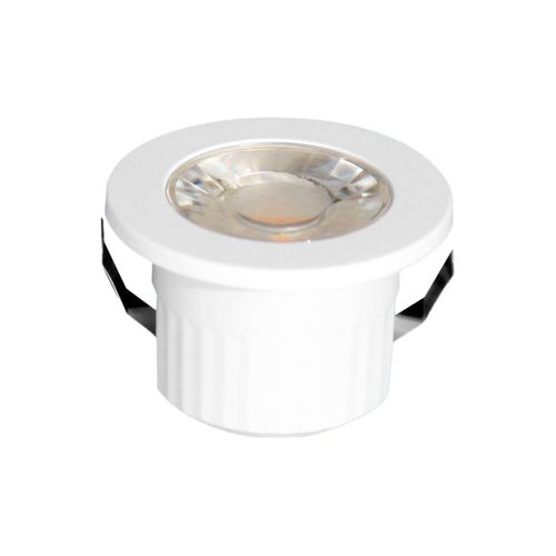 Spot de Embutir 3w Mini Redondo Branco Luz Amarela 127/220V LM1233 Luminatti