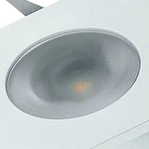 Spot de Embutir 1w Mini Quadrado Branco Luz Amarela 127/220V LM618 Luminatti