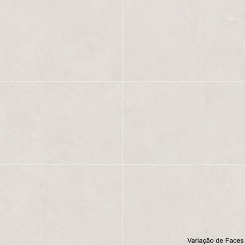Porcelanato Acetinado Delta Granada Off White "A" 84x84cm Retificado