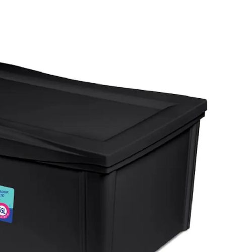 Organizador Plástico Ordene Preto 30L
