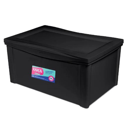 Organizador Plástico Ordene Preto 30L