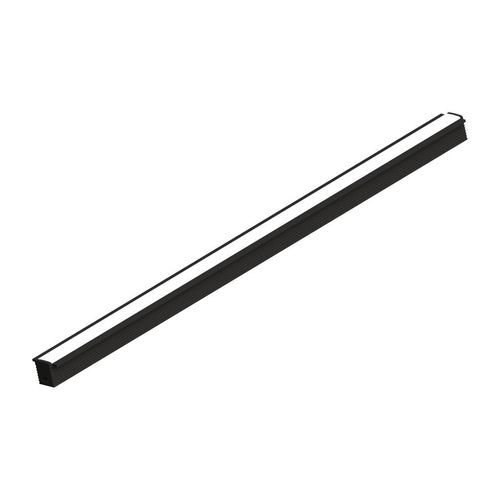 Kit Perfil de Embutir LLS Flex Nano Preto 2M 20W 650LM Luz Amarela 12V Alto IRC SE-255.3047 Save Energy