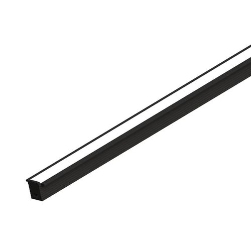 Kit Perfil de Embutir LLS Flex Nano Preto 2M 20W 650LM Luz Amarela 12V Alto IRC SE-255.3047 Save Energy