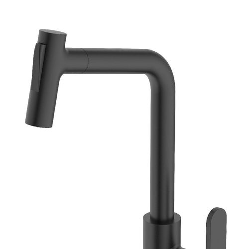 Misturador Monocomando Cozinha Mesa Celite BE 2 Funções Kitchen Preto Matte