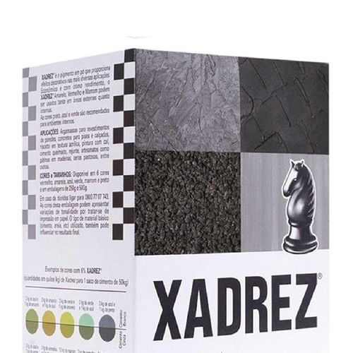 Pó Xadrez Lanxess Preto 500g