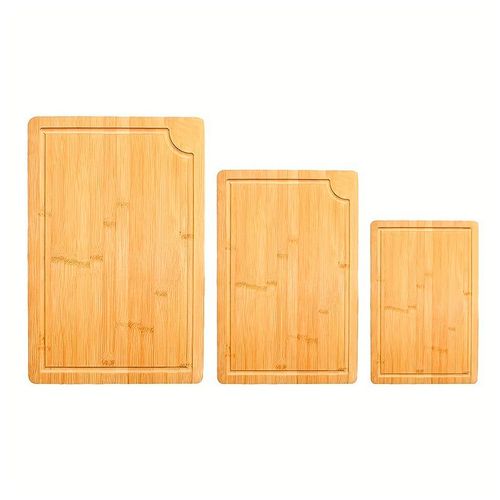 Kit Tábua de Corte com 3 Peças NDI Bege Natural