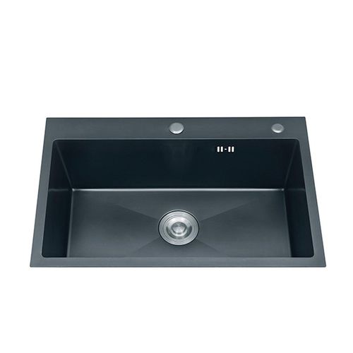 Cuba de Aço Inox 304 Aqqua Opera Preto com Acessórios 60x45cm