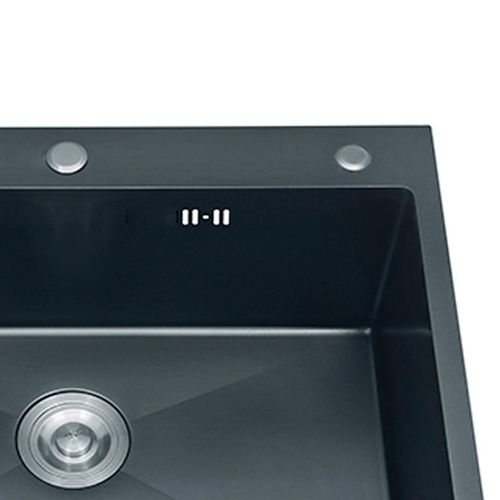 Cuba de Aço Inox 304 Aqqua Opera Preto com Acessórios 60x45cm