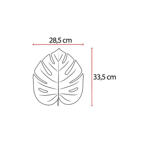 Complemento Costela de Adão Flor Arte Real Toque Verde 84cm