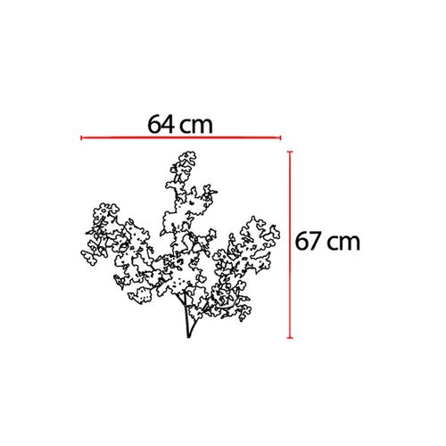 Haste Flor Flor Arte Mini Creme 1,15m