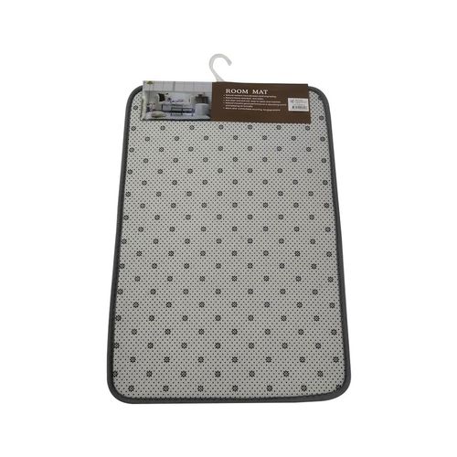 Tapete Nylon NDI Cinza 60x40cm